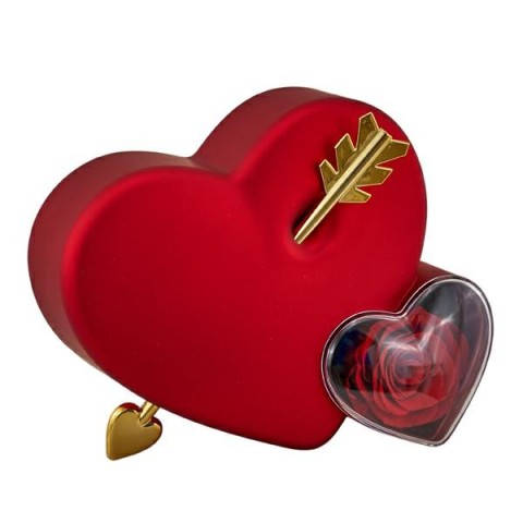 SCATOLA CUORE 12X13X16 ROSSA CROSA STAB.